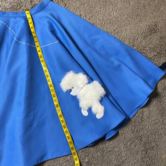 vintage handmade 50's poodle skirt a-line with crinoline - Picture 6 of 12